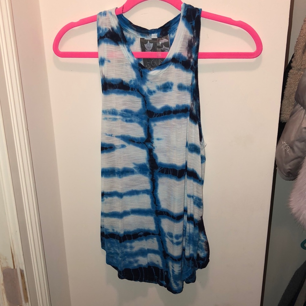 young fabulous and broke toe die graphic tank